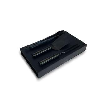 Visuel 1 du produit Kit de 3 ustensiles pour plancha coloris noir en titane Forge Adour - 38,5 x 23 cm