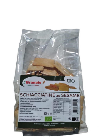 Visuel 1 du produit Schiacciatine sésame bio Il Granaio - 200 g