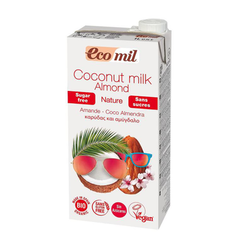 Visuel 1 du produit Lait de coco et amandes sans sucres bio - 1 L