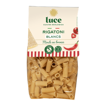 Visuel 1 du produit Rigatoni blancs bio Luce - 500 g