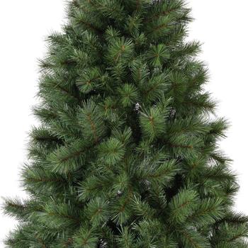 Visuel 1 du produit Sapin de Noël artificiel vert 54 branches avec pied en métal Ø 56 cm Ontario - Ø 132 x H 210 cm