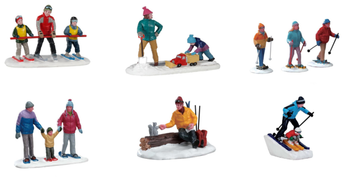 Visuel 1 du produit Scénette avec figurine pour village de Noël Lemax Vail village Personnage