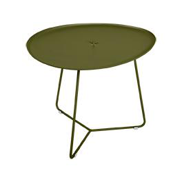 Visuel 1 du produit Table basse Cocotte coloris vert en acier Fermob - 55 x 44 x 43 cm