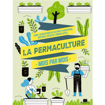 Visuel 1 du produit Livre "La permaculture mois par mois" aux Éditions Rustica - 80 pages