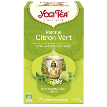 Visuel 1 du produit Yogi Tea Menthe citron vert – La boîte de 17 sachets