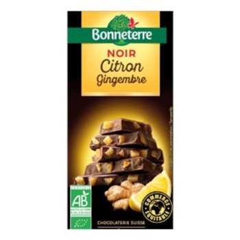 Visuel 1 du produit Chocolat noir citron gingembre 100 g