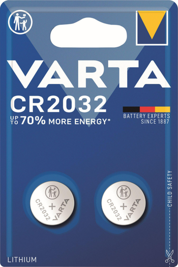 Visuel 1 du produit Piles bouton lithium 3 V Varta CR2032 x2