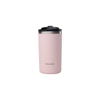 Visuel 1 du produit Travel mug isotherme en inox Qwetch Matt rose pastel - 350 ml