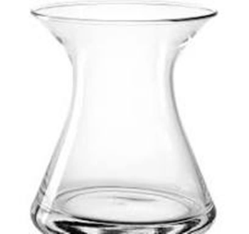Visuel 1 du produit Vase en verre transparent Gia grand modèle - 16 cm