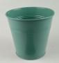Visuel 1 du produit Cache-pot en zinc coloris vert céladon - Ø 13 x H 12,5 cm