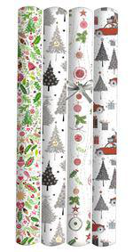 Visuel 1 du produit Papier cadeau motifs de Noël Pictura trendy - Le rouleau