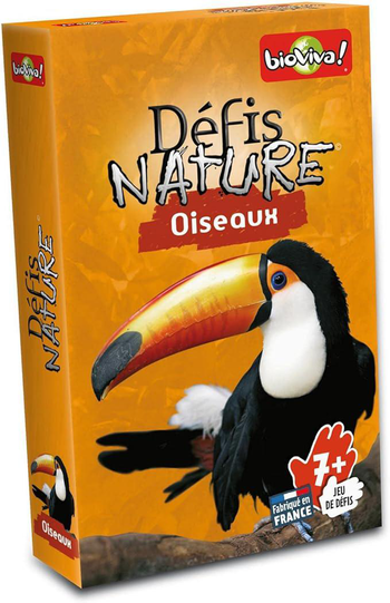 Visuel 1 du produit Jeu de cartes Défis Nature Oiseaux aux Éditions Bioviva