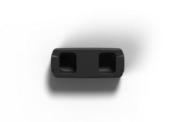 Visuel 1 du produit Coque de protection en silicone pour traceur GPS chat coloris noir Weenect XS -  x 2