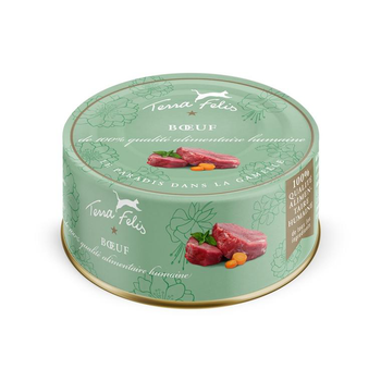 Visuel 1 du produit Pâtée pour chat au bœuf Terra Felis - 80 g