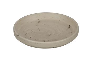 Visuel 1 du produit Soucoupe coloris gris en granite - Ø 11,2 x 1,6 cm