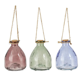 Visuel 1 du produit Attrape-guêpes en verre coloré - Ø 13 x H 17 cm