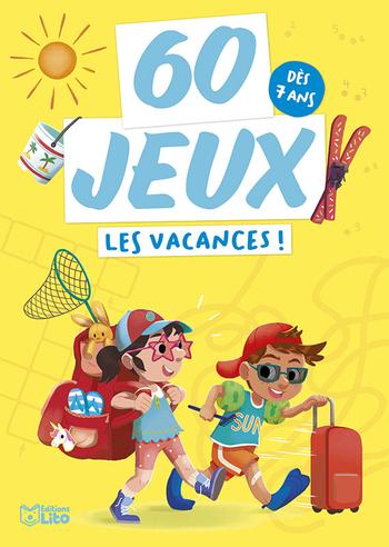 Visuel 1 du produit Livre jeu "60 jeux Les vacances !" aux Éditions Lito
