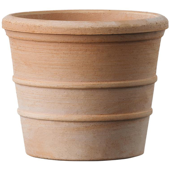 Visuel 1 du produit Pot Vaso en terre cuite coloris Terre rosée Deroma Vaso mini Siena Toscana - Ø 11 x H 9,4 cm