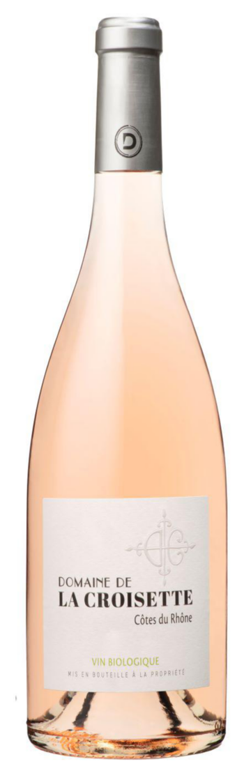 Visuel 1 du produit Vin rosé Côtes du Rhône bio Domaine de La Croisette 2024 - 75 cl