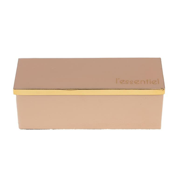 Visuel 1 du produit Boîte nude en bois et verre The Essentiel - 21 x 7 x 7,5 cm