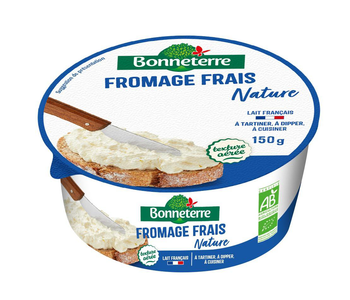 Visuel 1 du produit Fromage frais nature bio Bonneterre - 150 g