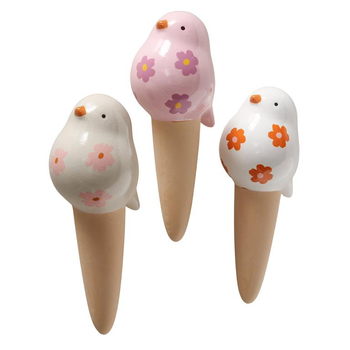 Visuel 1 du produit Carotte d’irrigation forme oiseau multicolore Antonia - 6,5 x 8,5 x 19 cm