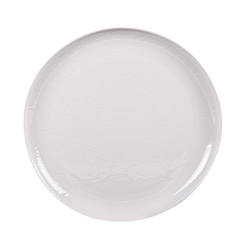 Visuel 1 du produit Assiette plate en porcelaine blanche Ecume - Ø 26,5 cm