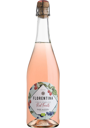 Visuel 1 du produit Fruits Rouges effervescent sans alcool Bio Florentina -75 cl