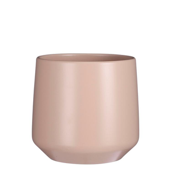 Visuel 1 du produit Cache-pot en céramique rose clair Mica Amber - Ø 28 cm