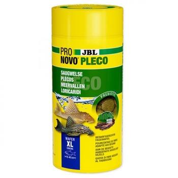 Visuel 1 du produit Nourriture pour poissons, wafers XL spécial Pleco - JBL ProNovo - 510g / 1000ml