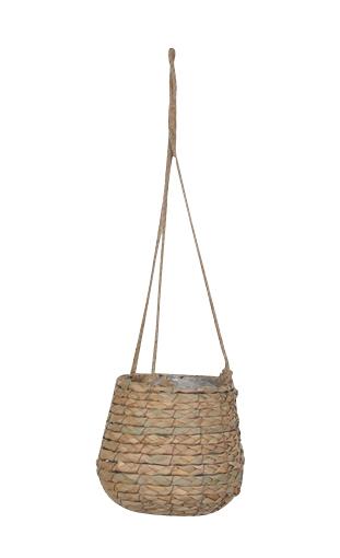 Visuel 1 du produit Suspension panier coloris marron en osier Avalon Mica Decorations - 70 x Ø 18 cm