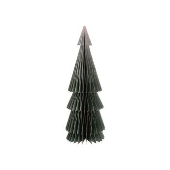 Visuel 1 du produit Sapin haut décoratif à poser en papier vert - 23 x 8 cm