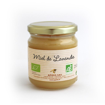 Visuel 1 du produit Miel lavande bio Apidis - 250 g