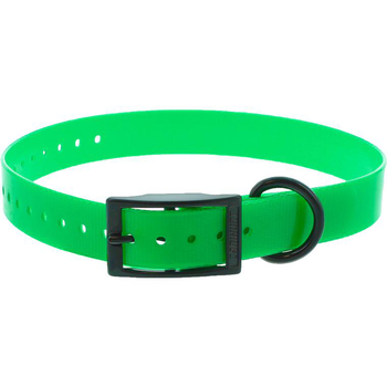 Visuel 1 du produit Collier pour chien en polyuréthane coloris vert boucle double Canihunt Xtreme - 2,5 x 0,25 x 65 cm