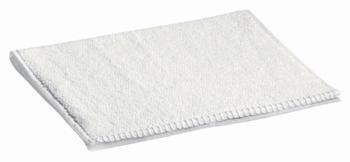 Visuel 1 du produit Serviette invité en coton coloris blanc Vivaraise Bora - 50 x 30 cm