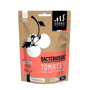 Visuel 1 du produit Bactériosol tomates, courgettes, aubergines 100 % naturel Sobac - 500 g