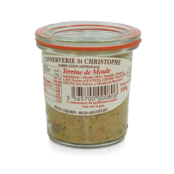 Visuel 1 du produit Terrine de moule Conserverie St Christophe - 100 g