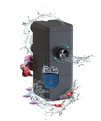 Visuel 1 du produit Filtre interne pour aquarium jusqu'à 50 litres Bio Filter 200 coloris noir Aquatlantis