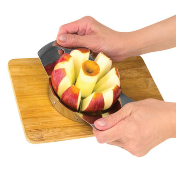 Visuel 1 du produit Tranche-pomme et vide-pomme en acier inoxydable Idéale - 19,5 x 12,5 cm