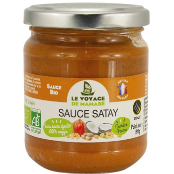 Visuel 1 du produit Sauce satay bio Le voyage de Mamabé - 190 g