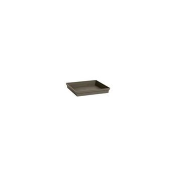 Visuel 1 du produit Soucoupe Toscane carree Taupe L26,7x l26,7x H3 cm