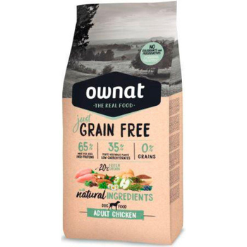 Visuel 1 du produit Croquette pour chien adulte Just Grain Free au poulet Ownat - 3 kg