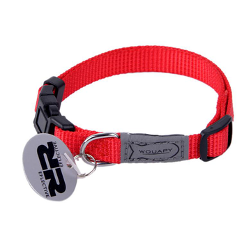 Visuel 1 du produit Collier pour chat en nylon coloris rouge Wouapy Basic Line - Taille unique