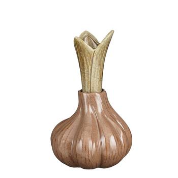 Visuel 1 du produit Vase soliflore en céramique marron Jacinthe - Ø 16 x H 25 cm