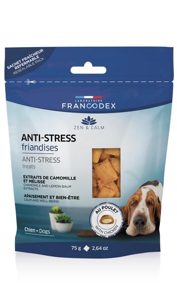 Visuel 1 du produit Friandises anti-stress pour chien Francodex - 75 g