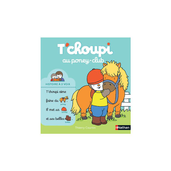 Visuel 1 du produit Le livre " T'choupi au poney club " aux Éditions Nathan