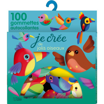 Visuel 1 du produit Avec mes gommettes, je crée les jolis oiseaux éditions Lito x 100