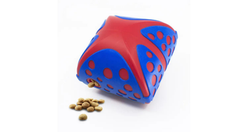 Visuel 1 du produit Jouet distributeur de friandises bleuouge Flamingo Kong - Taille M/L