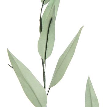 Visuel 1 du produit Feuilles d’eucalyptus en métal et papier vert - 51 cm
