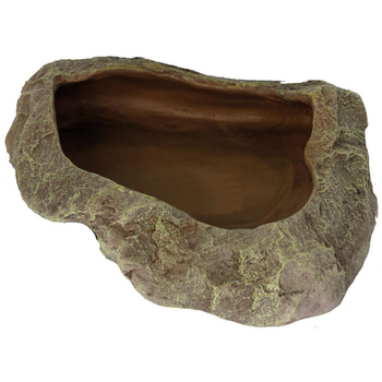 Visuel 1 du produit Bassin ou gamelle pour terrarium coloris gris Reptile Planet Repti Dish Corner - Taille XXL 24 x 22 x 10 cm